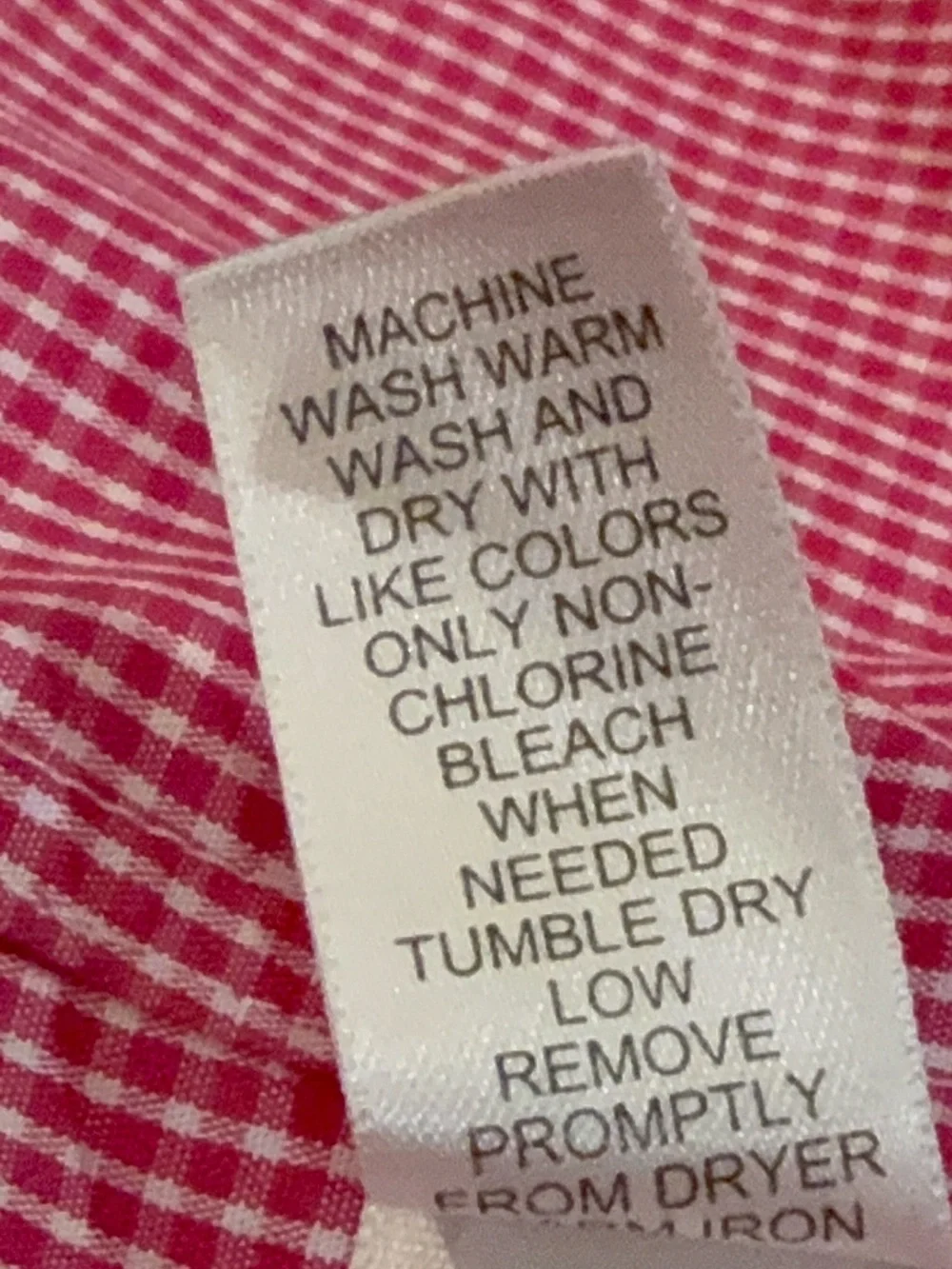 Banana Republic Red Micro-Check Dress Shirt